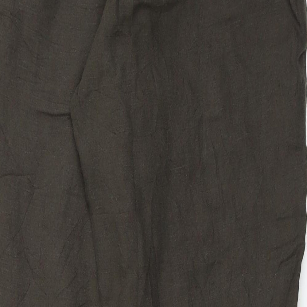 Womens UK Size 10 H&M Regular Fit  Brown Trousers