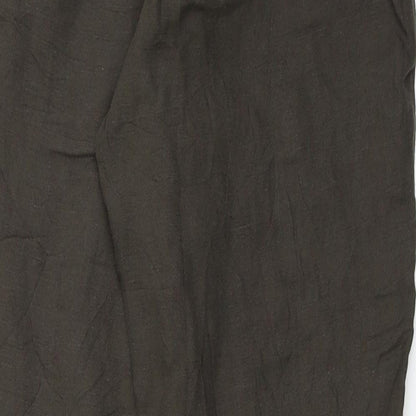 Womens UK Size 10 H&M Regular Fit  Brown Trousers