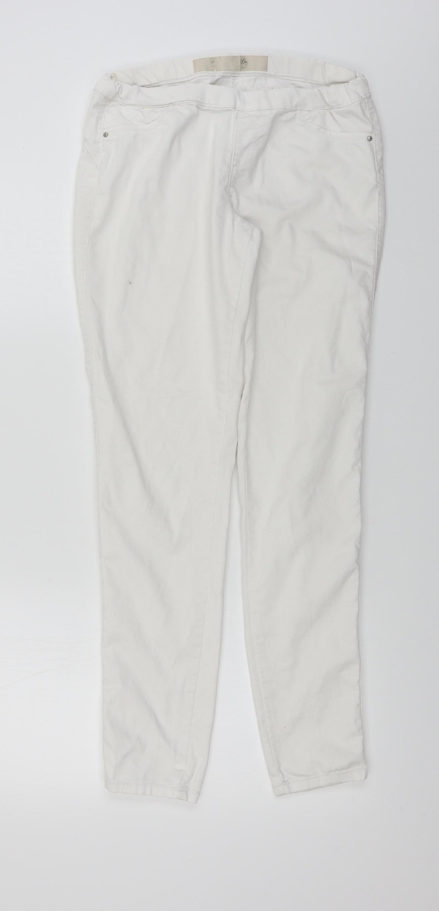 denim co Womens White   Skinny Jeans Size 28 in L28 in