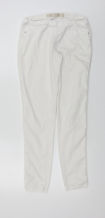denim co Womens White   Skinny Jeans Size 28 in L28 in