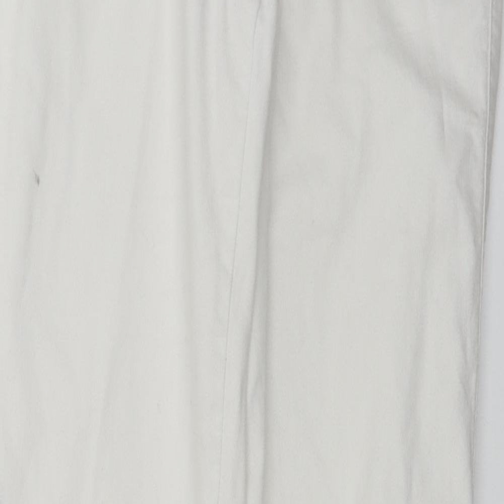 denim co Womens White   Skinny Jeans Size 28 in L28 in