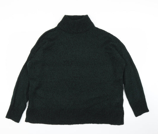 Womens UK Size L New Look Green Pullover Jumper