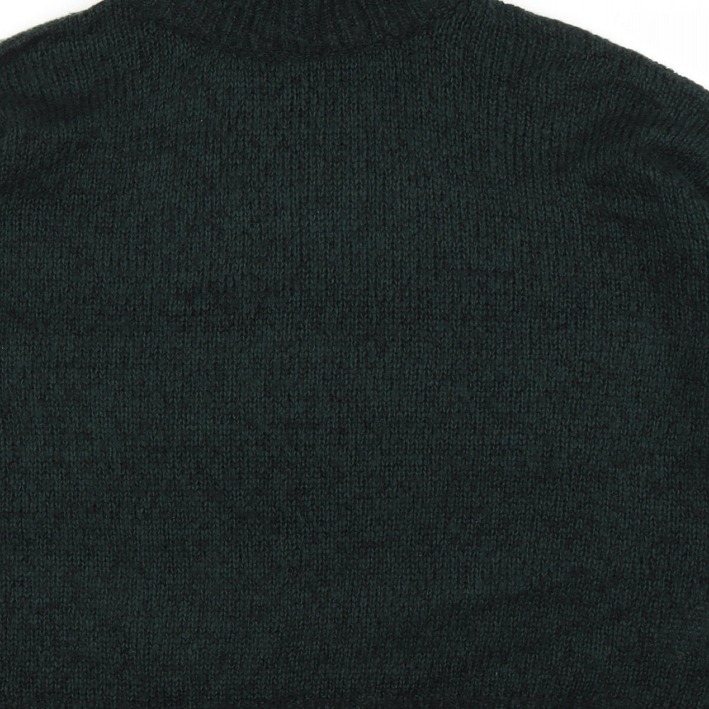 Womens UK Size L New Look Green Pullover Jumper