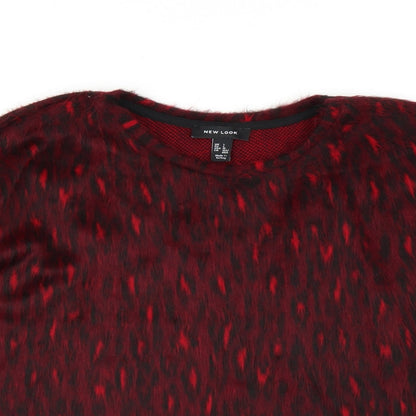 Womens UK Size L New Look Purple Pullover Jumper