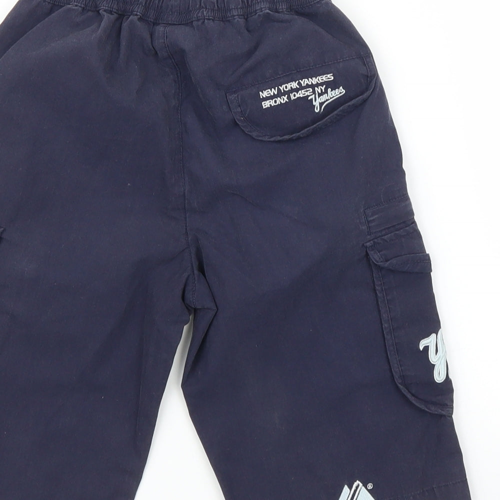 Major Athletic Boys Blue   Bermuda Shorts Size 4-5 Years