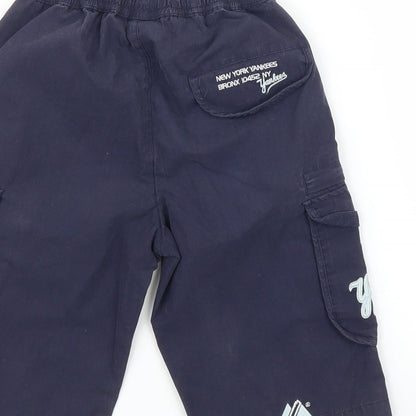 Major Athletic Boys Blue   Bermuda Shorts Size 4-5 Years