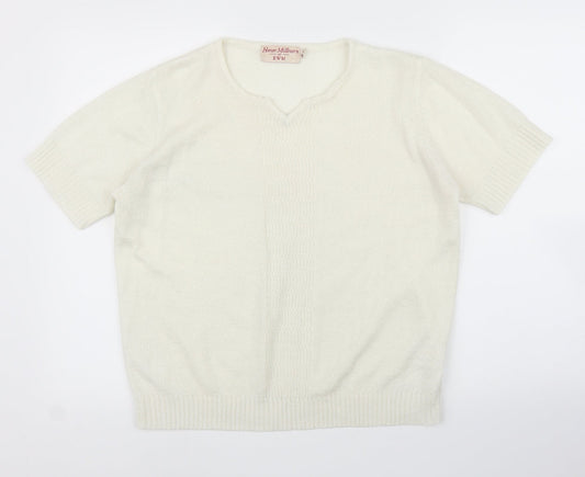 EWM Womens White   Basic Blouse Size 18