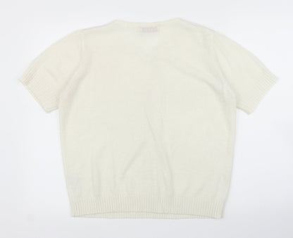 EWM Womens White   Basic Blouse Size 18