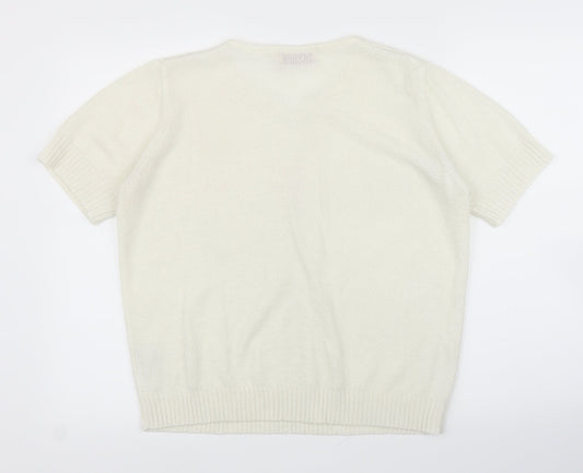 EWM Womens White   Basic Blouse Size 18