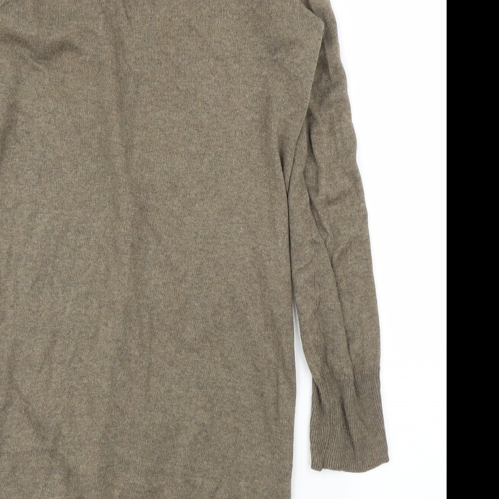 Womens UK Size 8 New Look Brown Cardigan Jumper