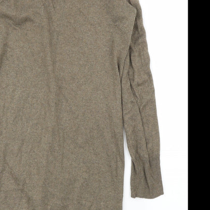 Womens UK Size 8 New Look Brown Cardigan Jumper