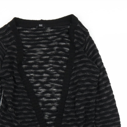 F&F Womens Black   Cardigan Jumper Size 8