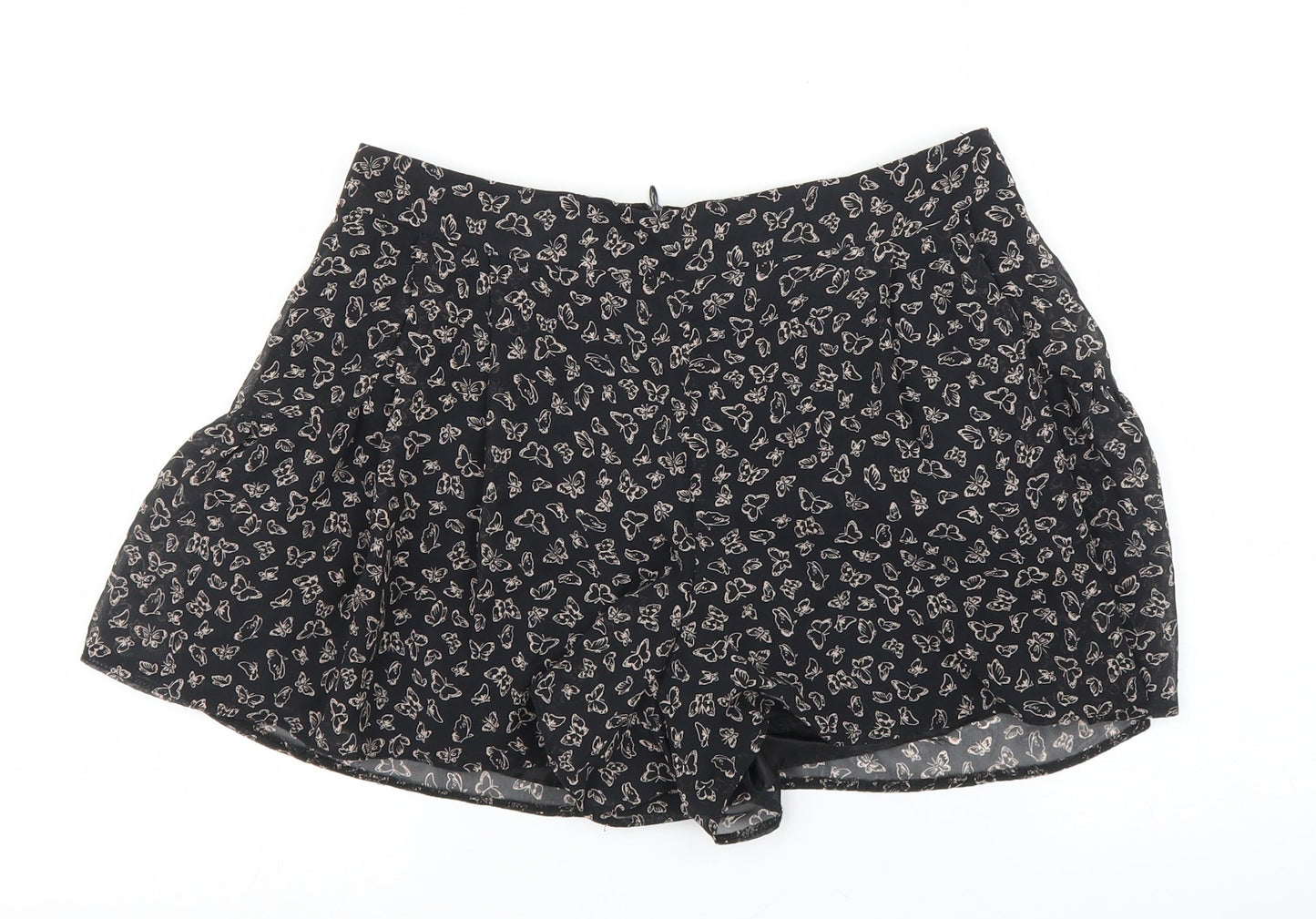 Primark Womens Black   Cut-Off Shorts Size 8