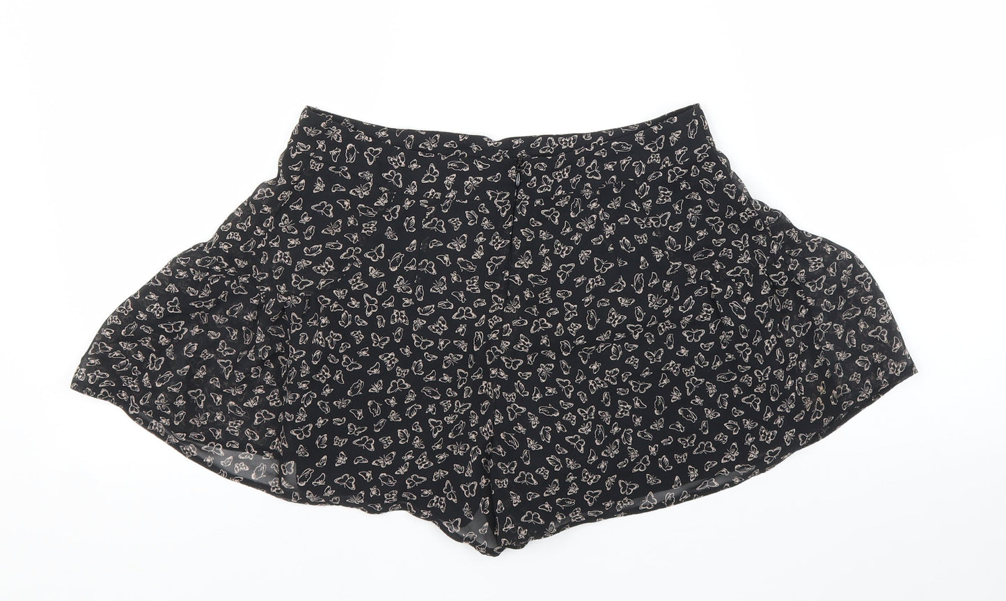 Primark Womens Black   Cut-Off Shorts Size 8