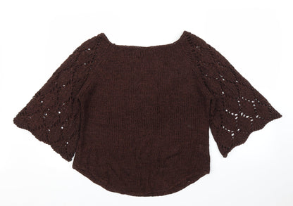 Sydney Easton Womens Brown   Pullover Jumper Size XL