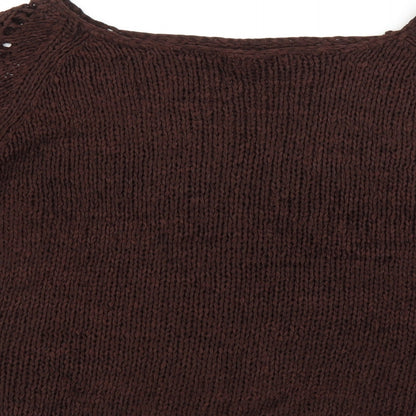 Sydney Easton Womens Brown   Pullover Jumper Size XL