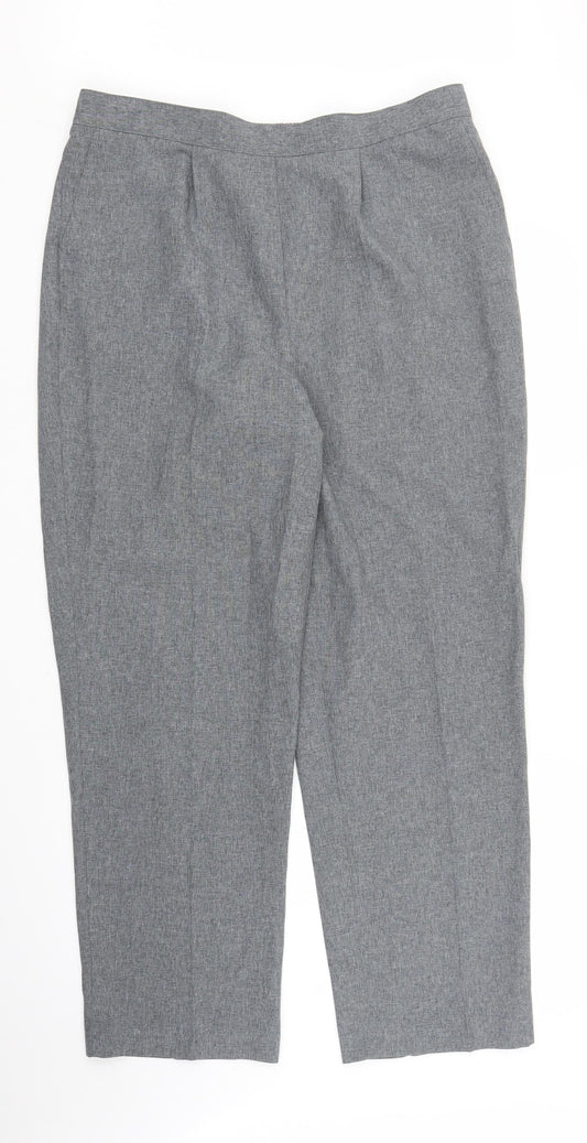 Bonmarché Womens Grey   Trousers  Size 18 L28 in