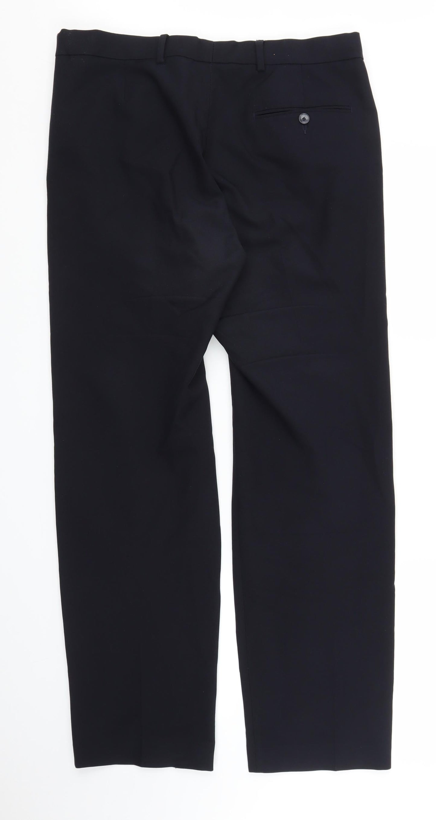 M&S Mens Blue   Trousers  Size 34 in L31 in