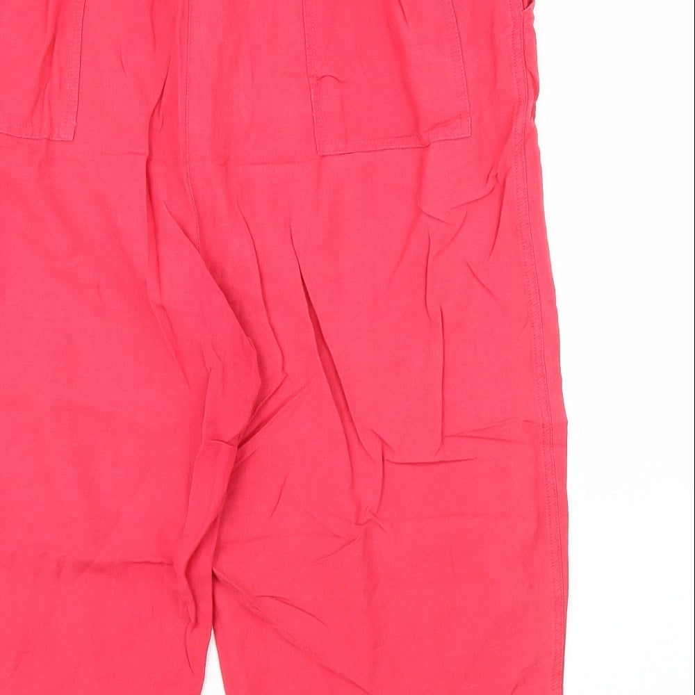 Being Casual Womens Red   Capri Trousers Size XL