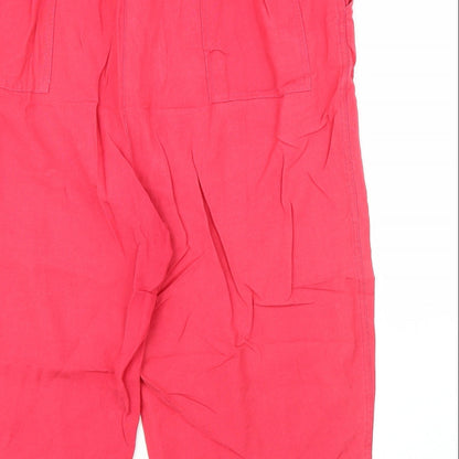 Being Casual Womens Red   Capri Trousers Size XL