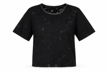 Womens UK Size 8 b.young Black Basic T-Shirt
