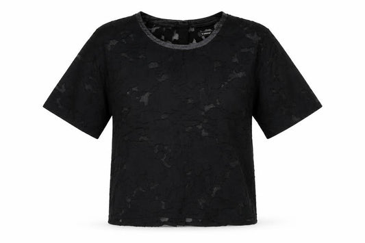 Womens UK Size 8 b.young Black Basic T-Shirt