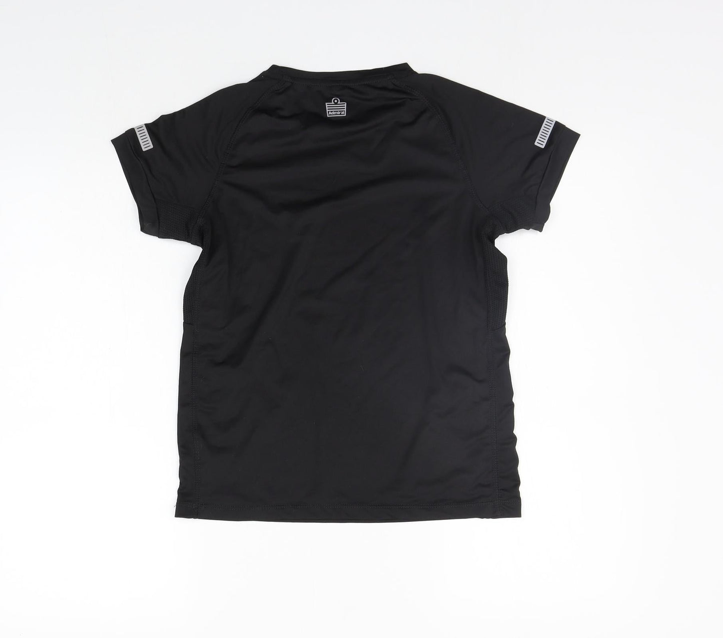 Admiral Girls Black   Basic T-Shirt Size 10-11 Years