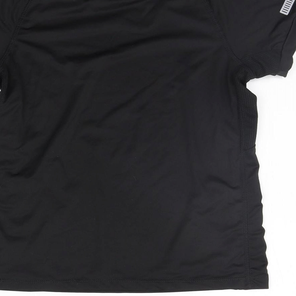 Admiral Girls Black   Basic T-Shirt Size 10-11 Years
