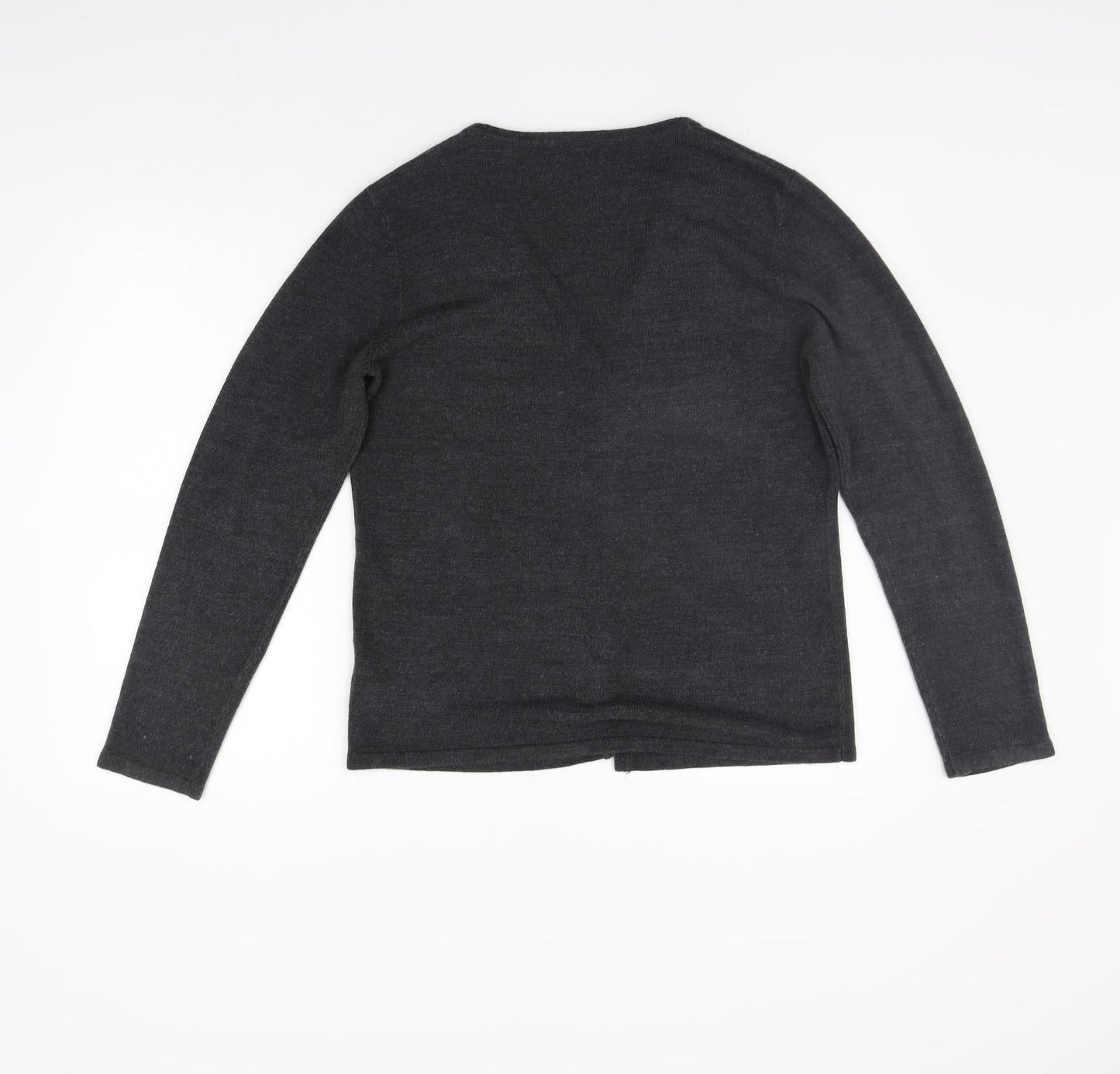 BHS Womens Grey   Cardigan Jumper Size 14