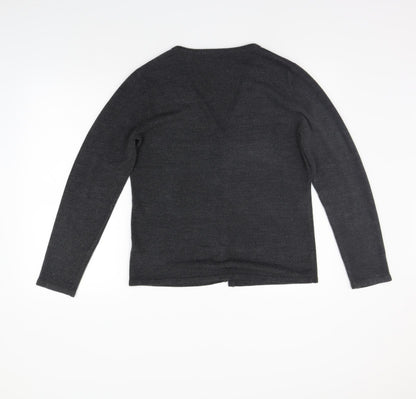 BHS Womens Grey   Cardigan Jumper Size 14
