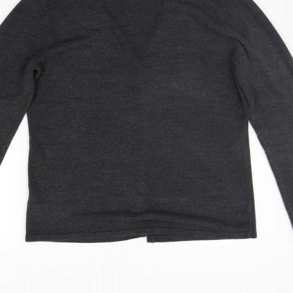 BHS Womens Grey   Cardigan Jumper Size 14