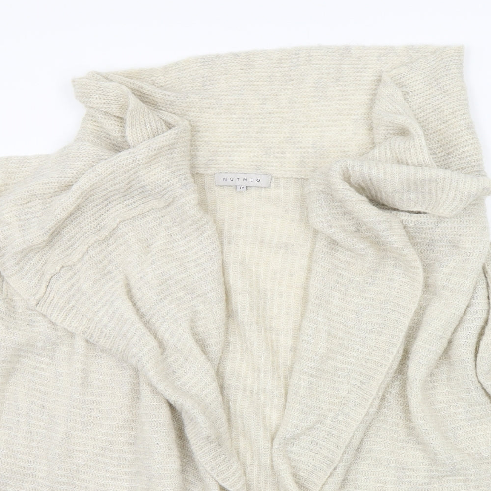 Nutmeg Womens Beige   Cardigan Jumper Size 12