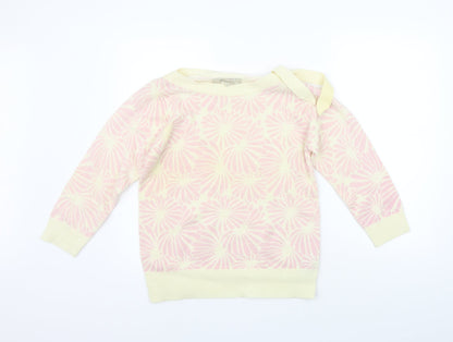 Womens UK Size 14 Rocha John Rocha Beige Pullover Jumper