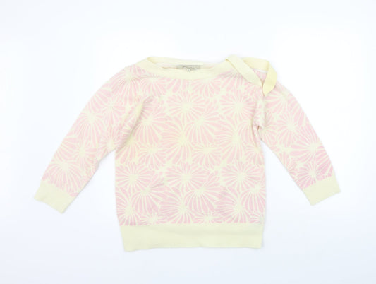 Womens UK Size 14 Rocha John Rocha Beige Pullover Jumper