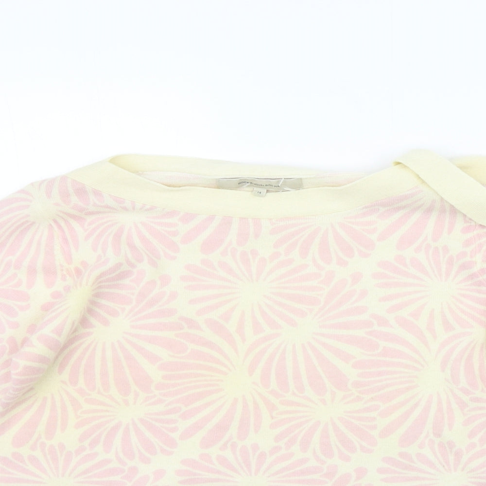 Womens UK Size 14 Rocha John Rocha Beige Pullover Jumper