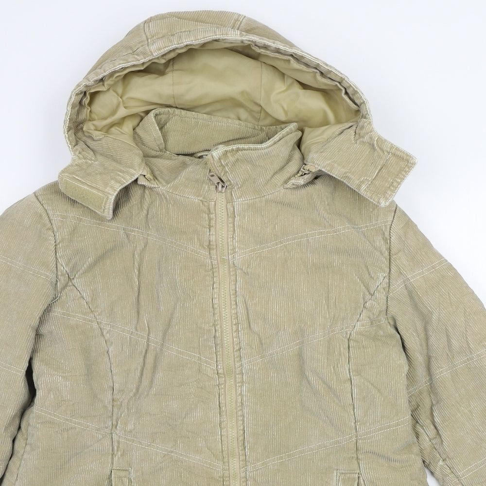 Womens UK Size M Preworn Beige Jacket