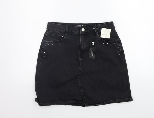 TU Womens Grey   A-Line Skirt Size 10