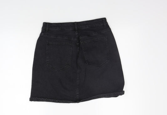 TU Womens Grey   A-Line Skirt Size 10