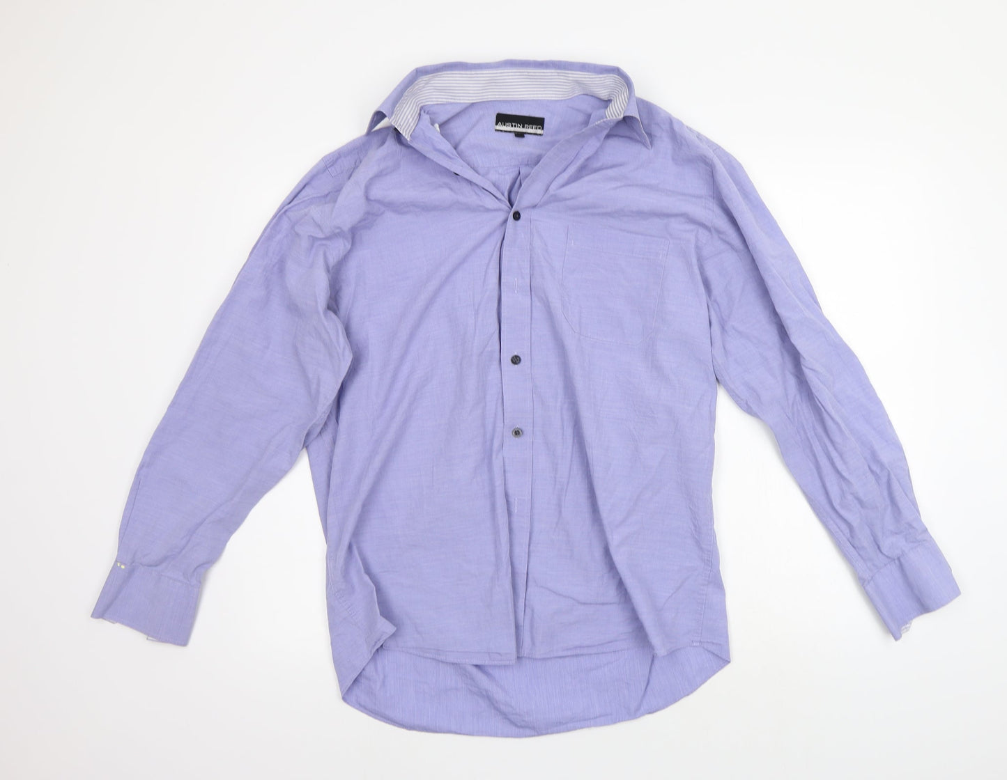 AUTIN REED Mens Blue    Button-Up Size M