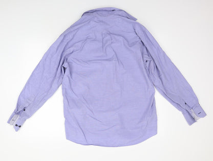 AUTIN REED Mens Blue    Button-Up Size M