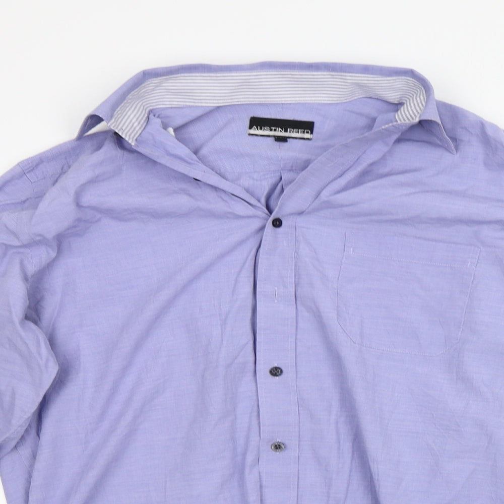 AUTIN REED Mens Blue    Button-Up Size M