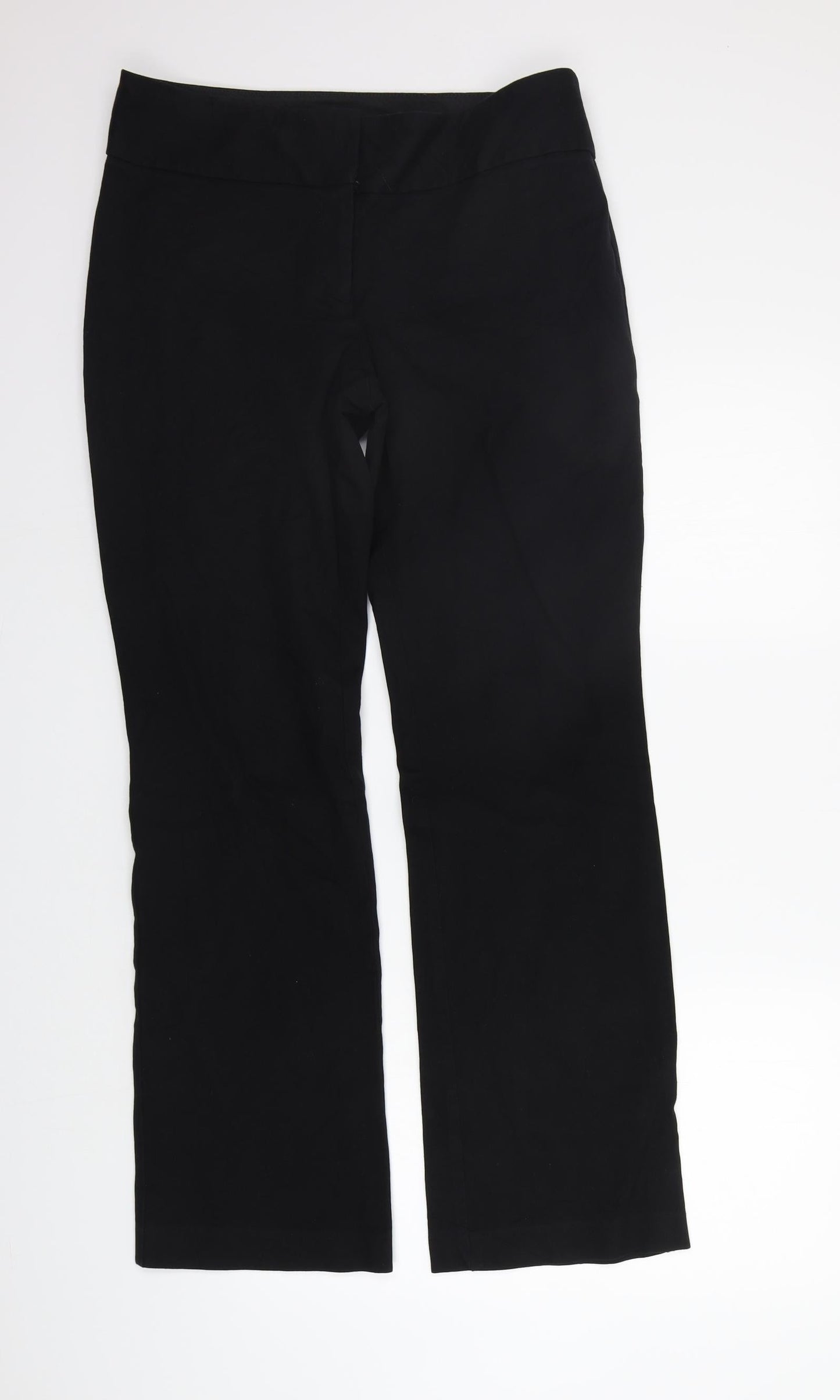 Womens UK Size 8 LOFT Regular Fit  Black Trousers