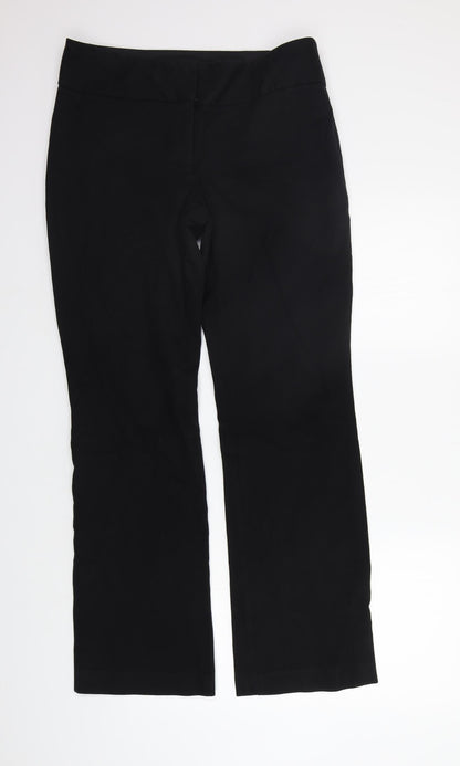 Womens UK Size 8 LOFT Regular Fit  Black Trousers