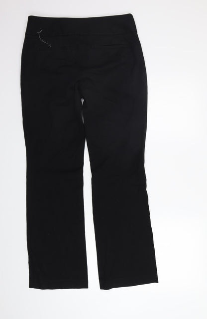 Womens UK Size 8 LOFT Regular Fit  Black Trousers