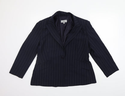 Marks and Spencer Womens Blue   Jacket Suit Size 16