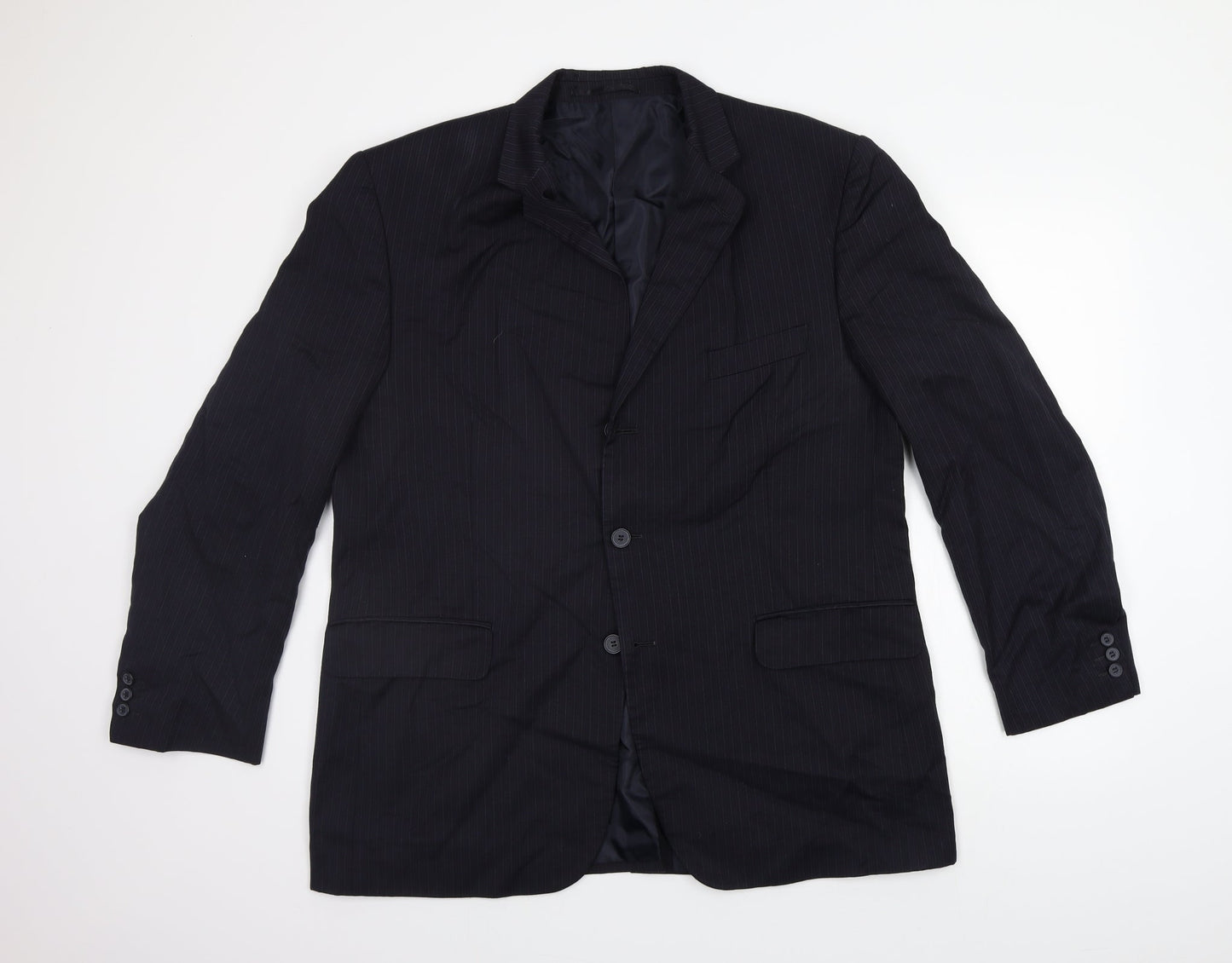 Mens UK Size 44 Burton Regular Blue Suit Jacket