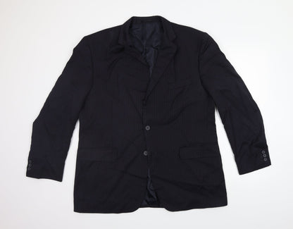 Mens UK Size 44 Burton Regular Blue Suit Jacket