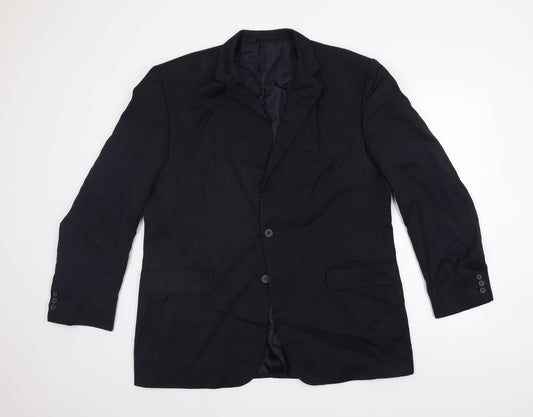 Mens UK Size 44 Burton Regular Blue Suit Jacket