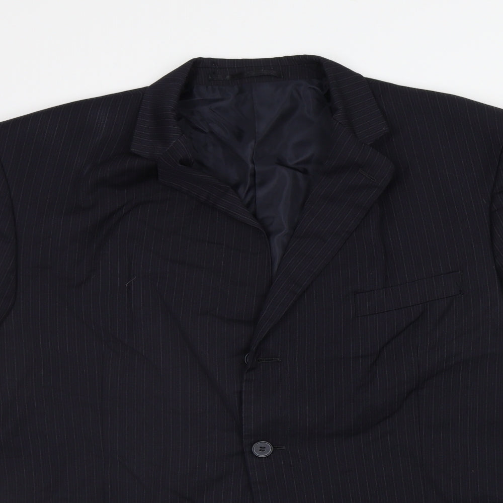 Mens UK Size 44 Burton Regular Blue Suit Jacket