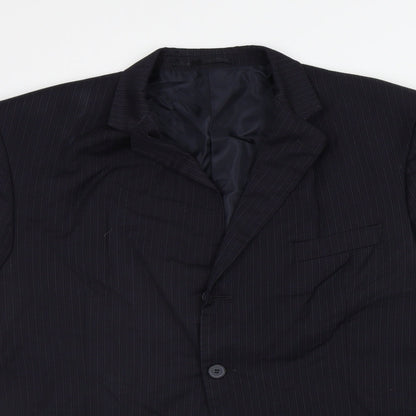 Mens UK Size 44 Burton Regular Blue Suit Jacket
